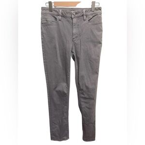 Lands’ End Grey Mid Rise Straight Leg Women’s Jeans Sz 6